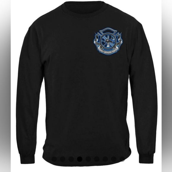 Firefighter's Prayer Long-Sleeve t-shirt. Men's size Medium - Picture 2 of 7